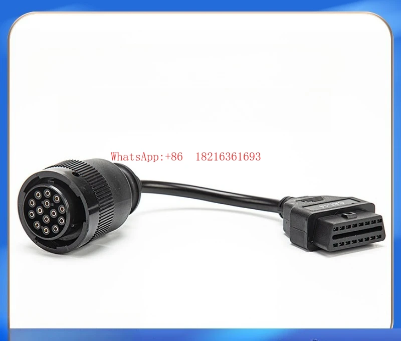 

Адаптер для экскаватора 14-контактный на 16-контактный, кабель OBD2 ET3 ET4 для Carter 9-контактный