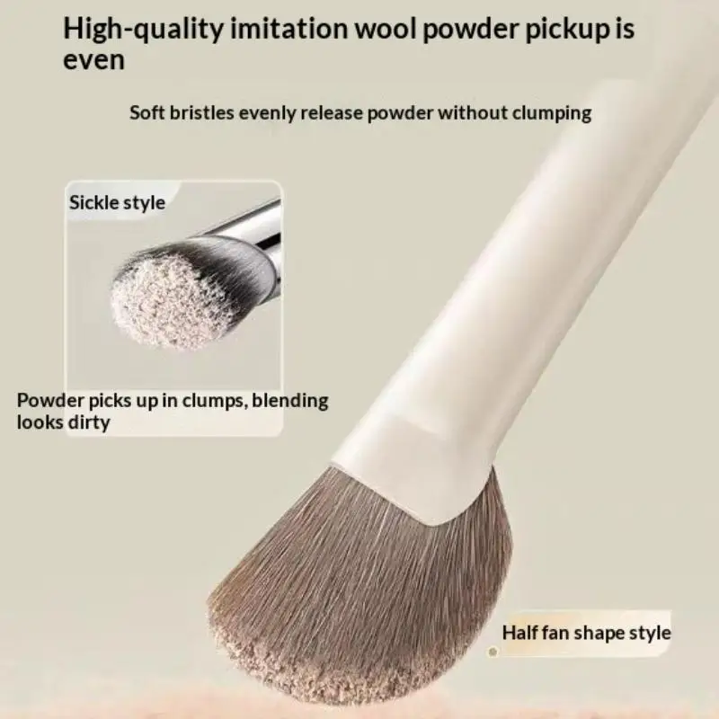 New Semi Fan Nose Contour Brush With Soft Bristles Precise Shaping Perfect For Daily Makeup Personal Beauty Use