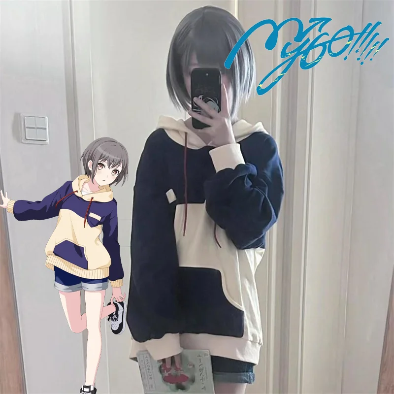 Anime BanG Dream It's MyGO Tomori Takamatsu Cosplay Coat Women Adult Hoodie Pullover Printing Sweatshirts Jacket Causal Top