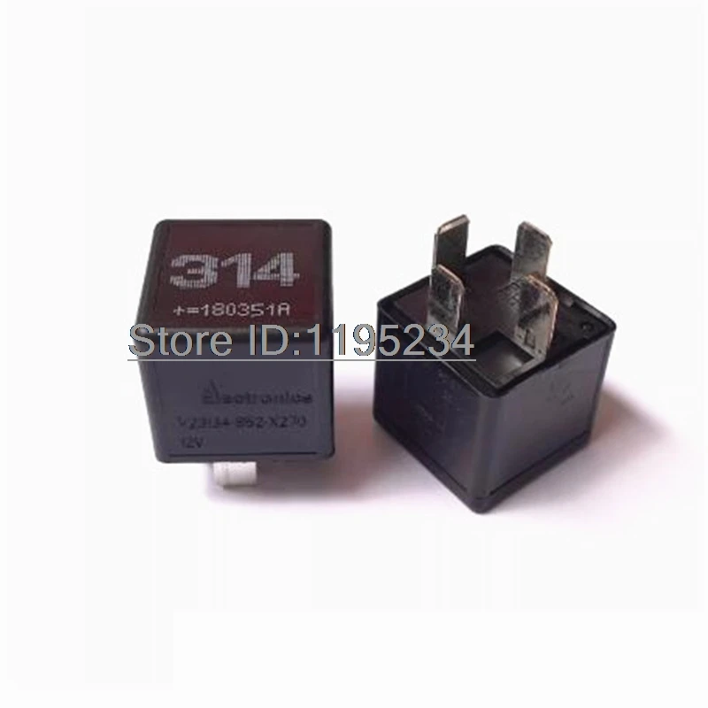 5pcs V23134-B52-X270 V23134B52X270 DC12V 12VDC 12V 40A relay 4PIN