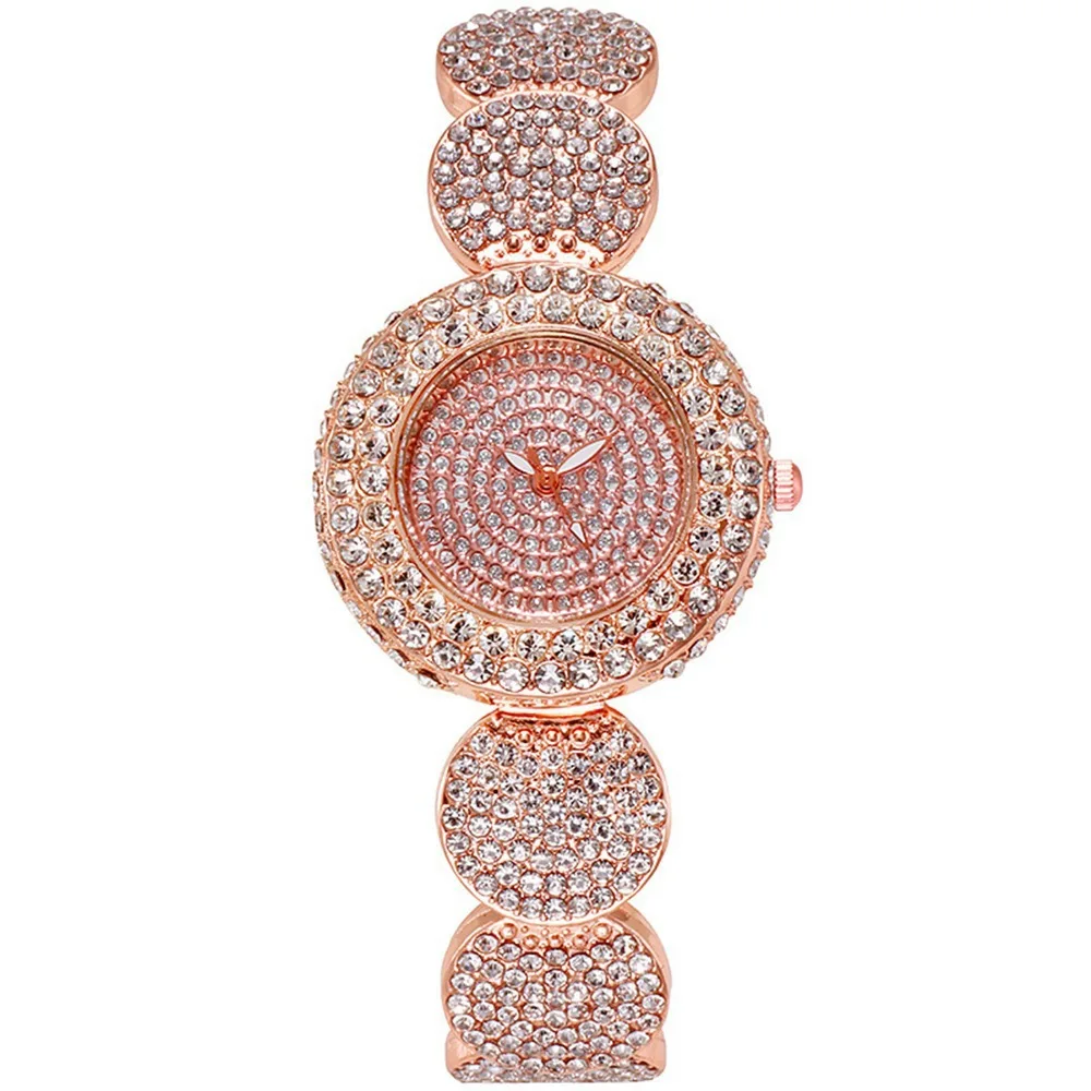 Fashion Pattern Diamond Ladies Watch for women Quartz Women\'s Watch Girls Lady Clock Bracelet Chains Free Shipping Ladies Dress