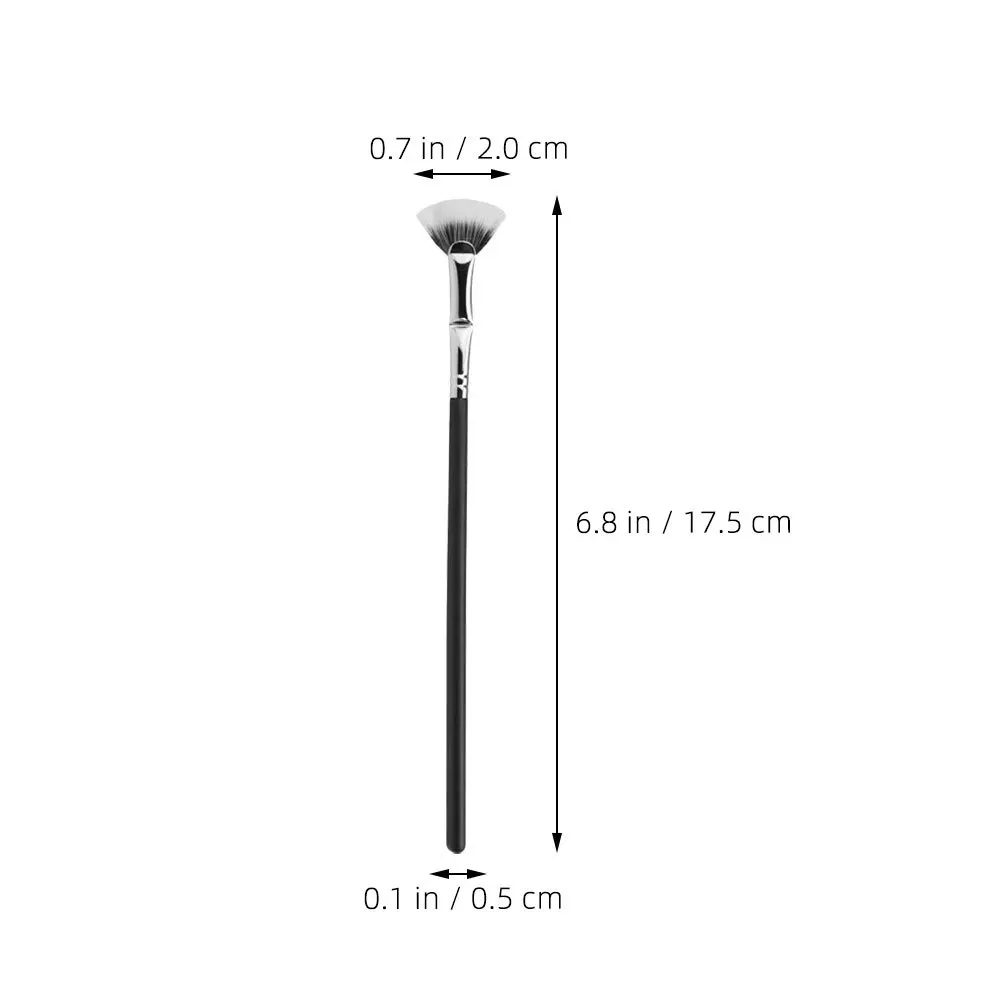 3 szt. Szczoteczka do tuszu do rzęs w kształcie wachlarza do precyzyjnego nakładania, eleganckie i stylowe akcesoria do przedłużania rzęs, długotrwałe użytkowanie.