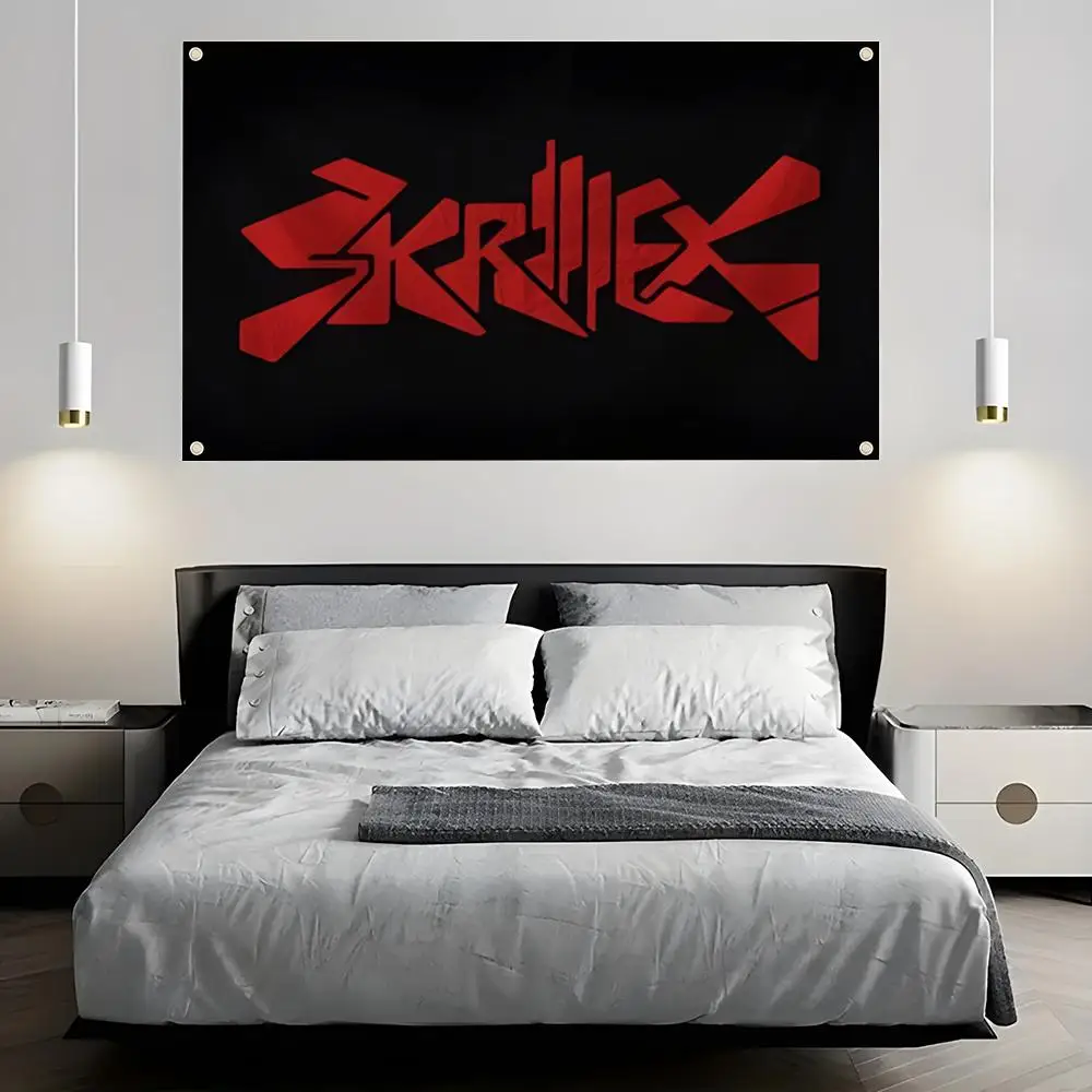Flags Flags for Room, Bedroom, Home, Outdoor, Wall Hanging, Concert Print, Background Decor, Art Banner S-Skrillex