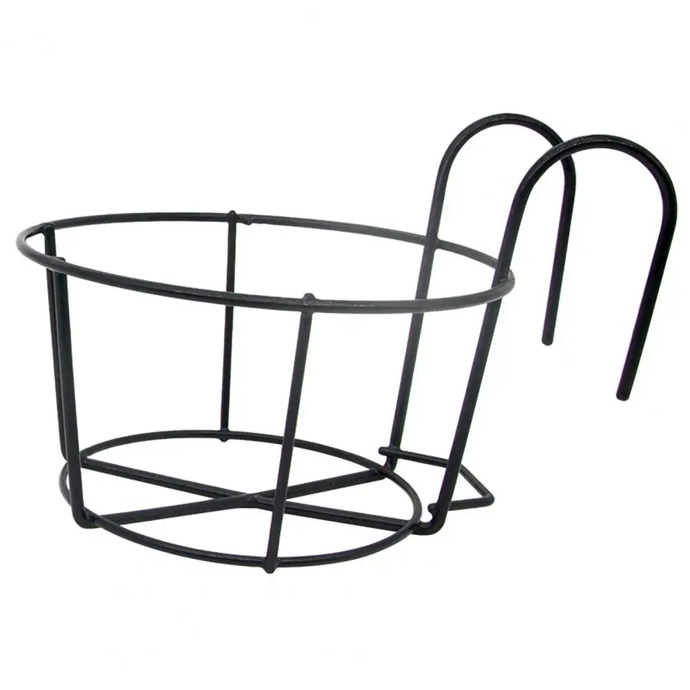 

Easy Assembly Plant Hanger Durable Metal Outdoor Garden Railing Planter Shelf Flower Pot Hanger Strong Load-bearing for Plants