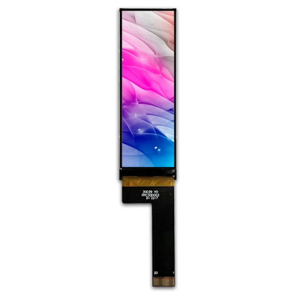 3inch 268x800 2-Lane MIPI 400nit Brightness TFT LCD with Wide Temperature Range and Customizable Options for Rugged Applications