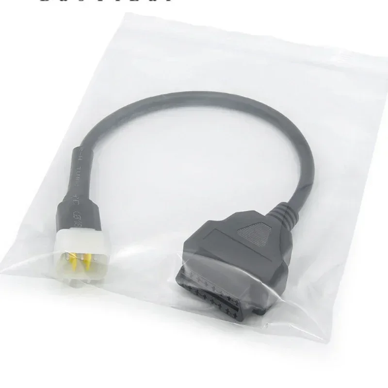 Nuevo Cable adaptador de Cable de diagnóstico Obd2 para motocicleta de 6 a 16 pines para línea de prueba Delphi Obd a 6 pines para línea de Cable de