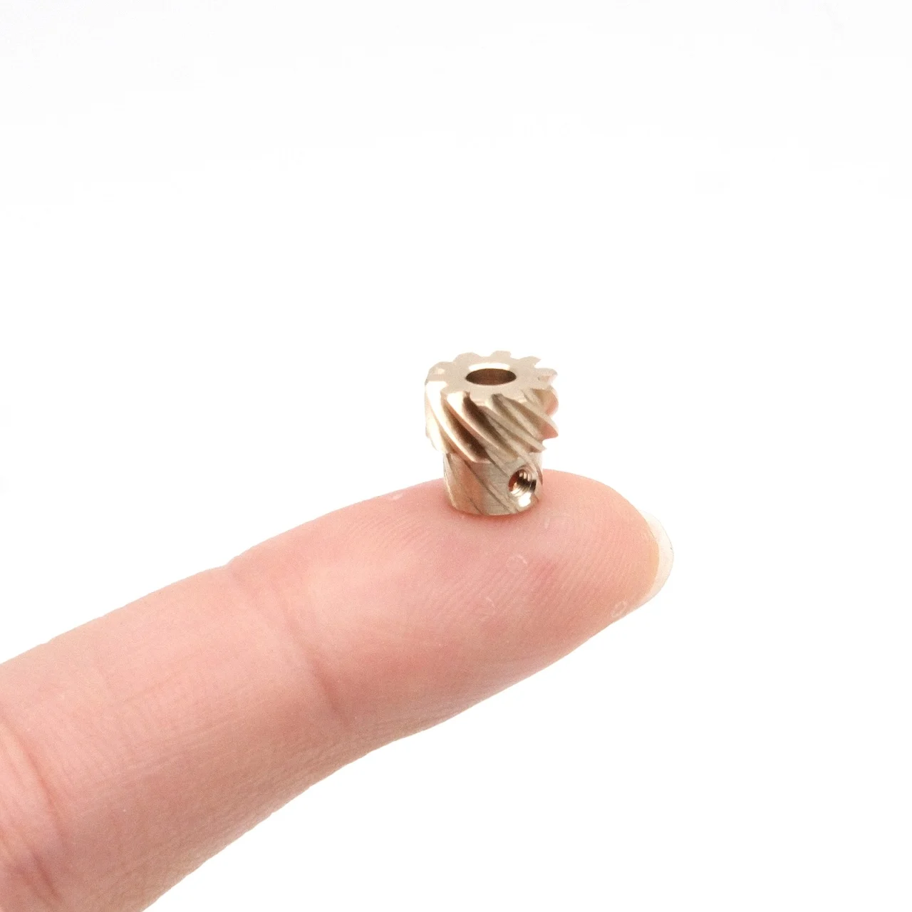 Left-Handed Spiral Gear Set High Precision H59 Low Friction Standard Hole 0.5 Module 10-30 Spacing Intersecting Helical Gear