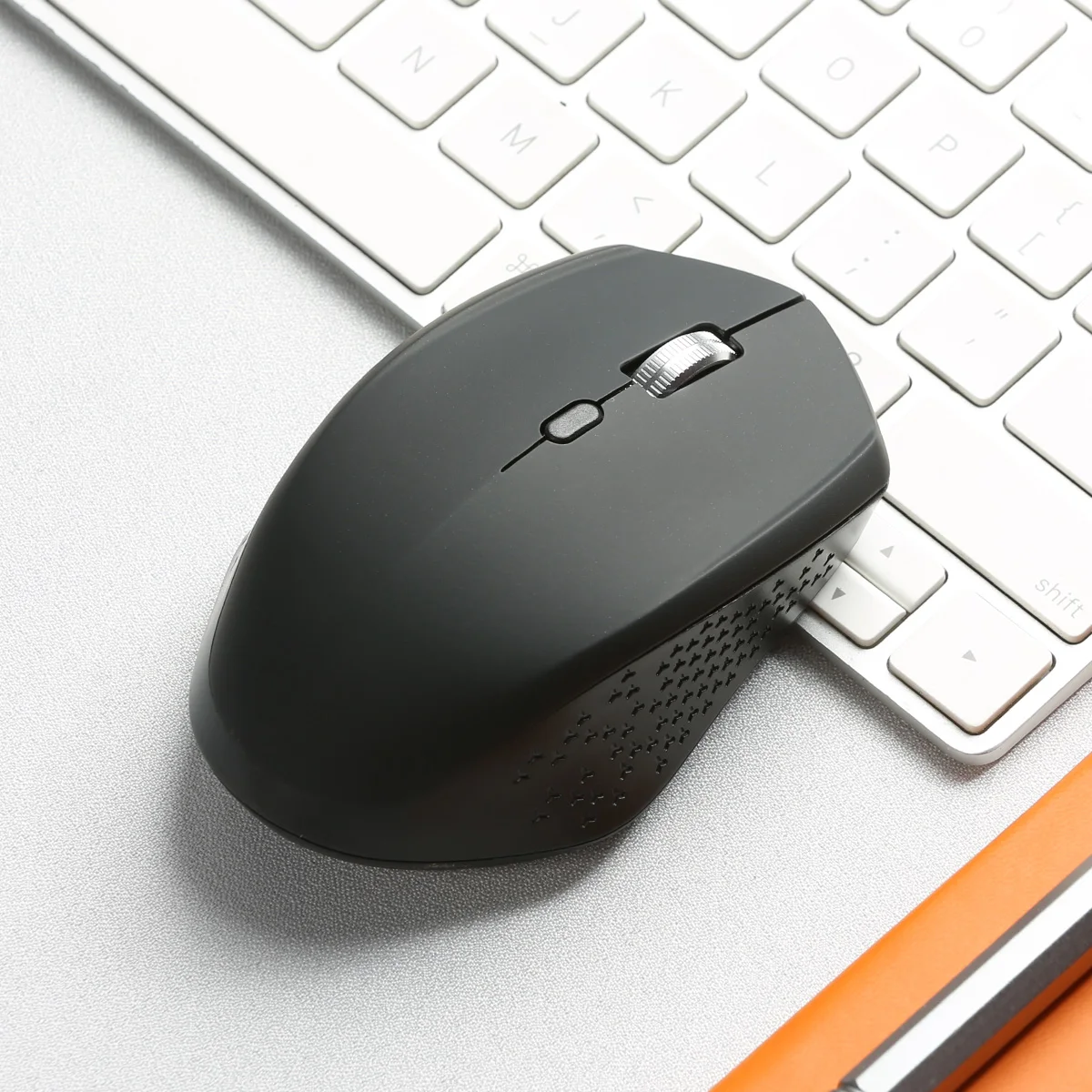 2.4G Wireless Mouse, Single Mode, USB Receiver, Ergonomic Portable Mice, Adjustable DPI for Laptop PC, Multi Color Options