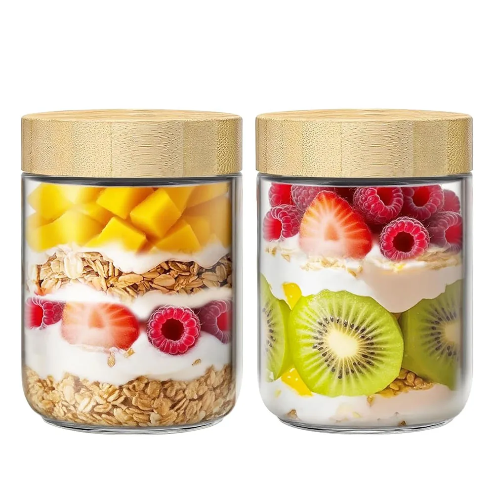 potes-de-vidro-de-16oz-com-tampas-de-bambu-hermeticas-recipientes-para-overnight-oats-potes-mason-de-boca-larga-para-salada-iogurte-acucar-lanches-especiarias