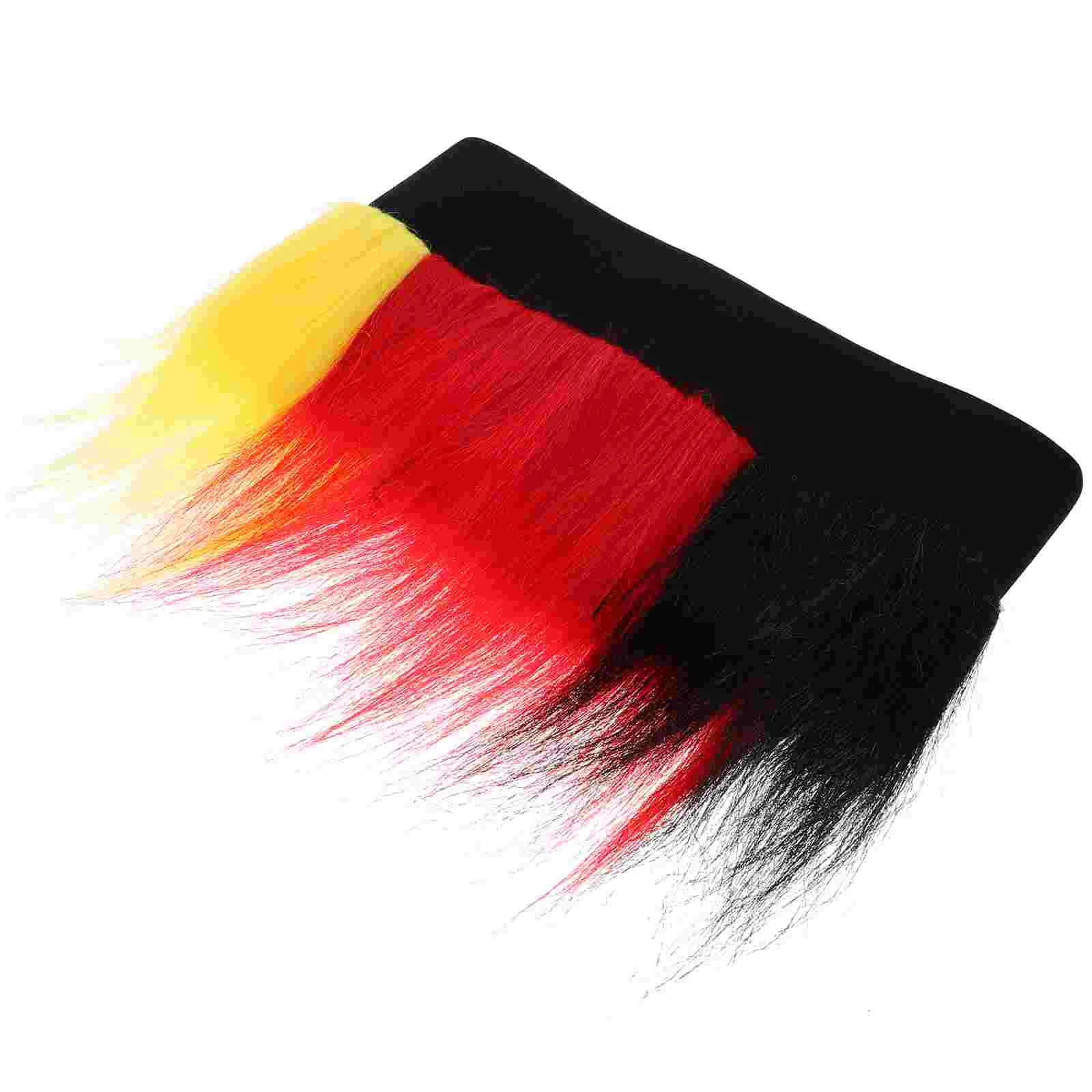 German Fans Black yellow And Red Crazy Hair For And European Championship Patriotic Accessories For Sports Eve