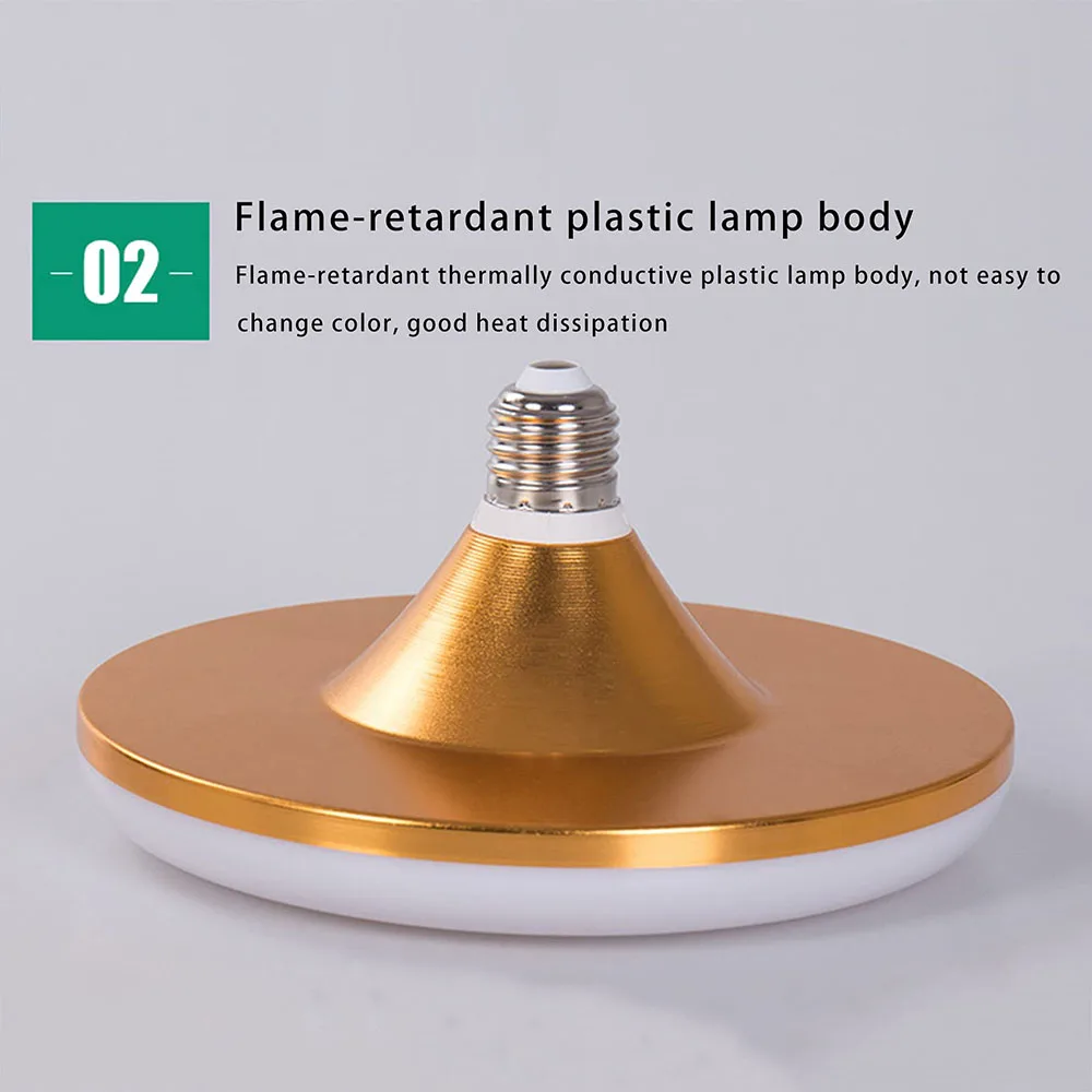 E27 LED Lamp Factory Office Indoor Lighting Bulb UFO Lamps Constant Current 70W 60W 50W 40W 30W 20W Led Bulb Light 220V 85-265V