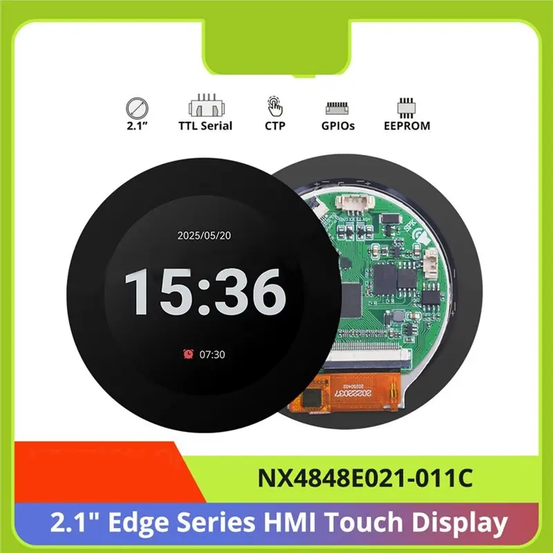M52K-Capacitive Screen Capacitive Hml Touch Display Module Edge Series RGB 65K Color Built-In RTC