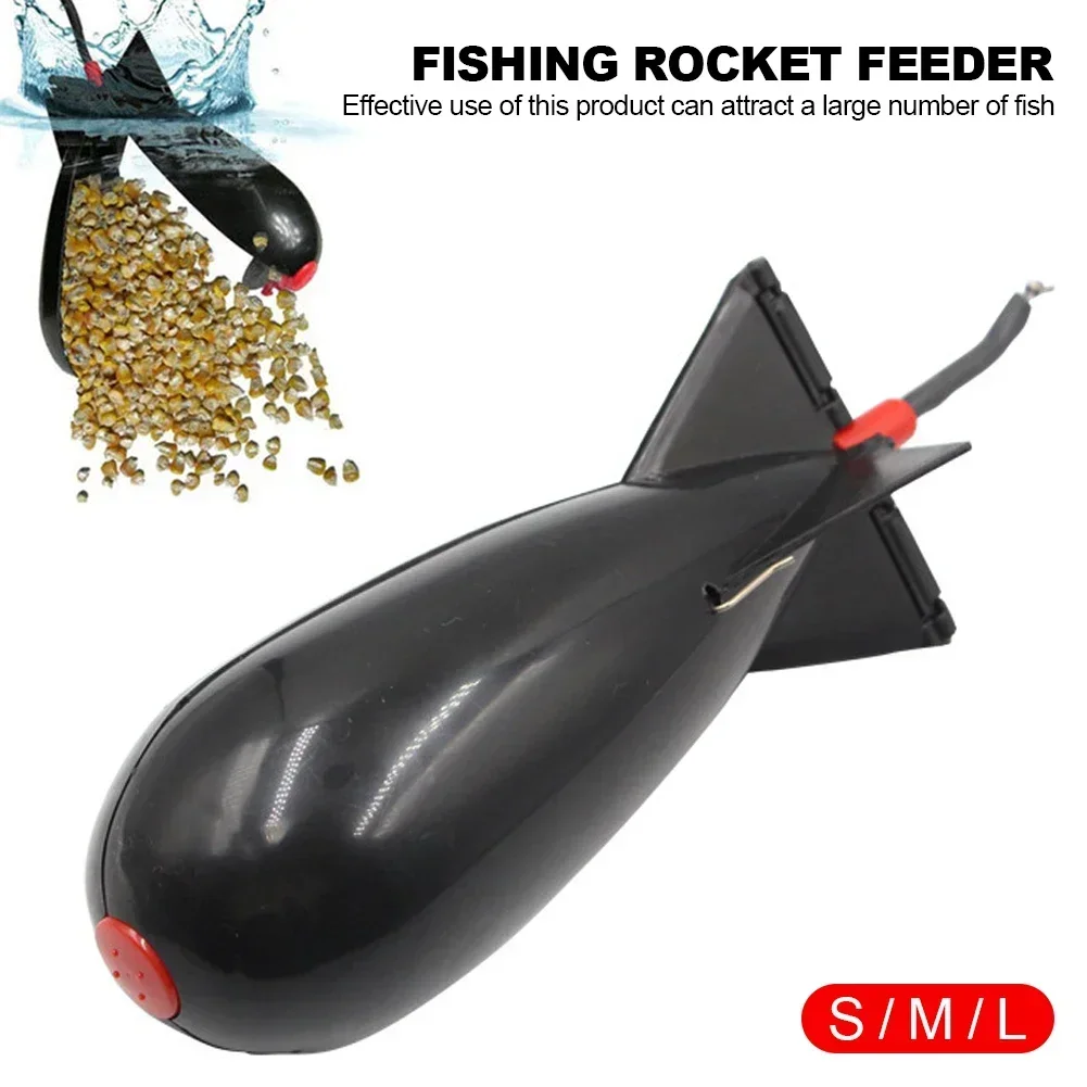 Carp Fishing Rocket Feeder Spod Bomb Float Lure Bait Holder Spomb Pellet Rockets Feeders Position Gear Accessories - view 2