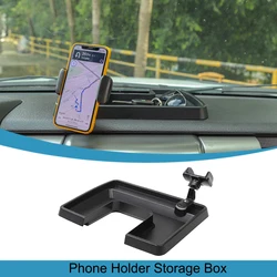 Car Phone Holder GPS Bracket Stand Dashboard Storage Box Organizer for Ford F-150 Raptor 2009 2010 2011 2012 2013 2014 Accessory