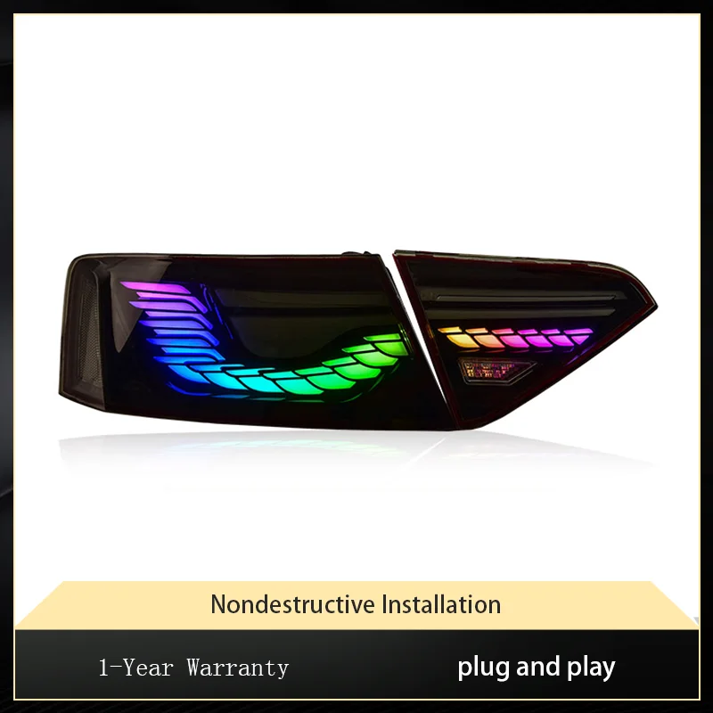 

A Pair of Taillights For Audi A5 2008-2016 Automotive LED DRL Rear Lamp Reverse Vehicles Tools Brake Signal Car Accessories
