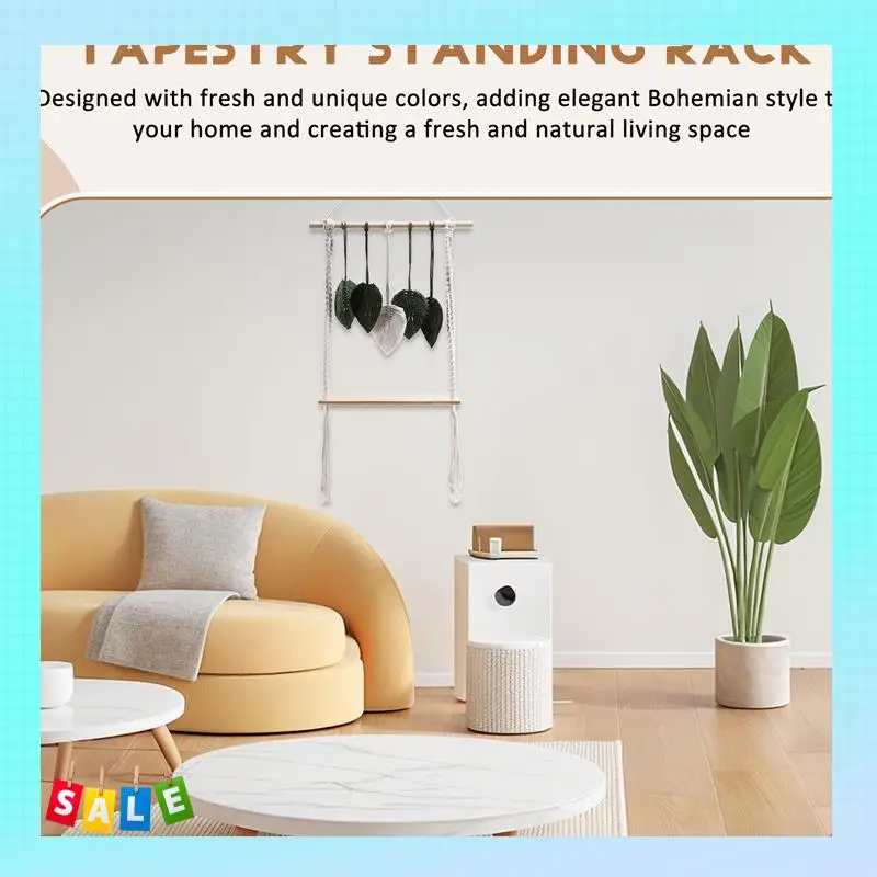 

A56X Попмик ручной работы листья тканая потоковая деревянная палочка цветочная раковина