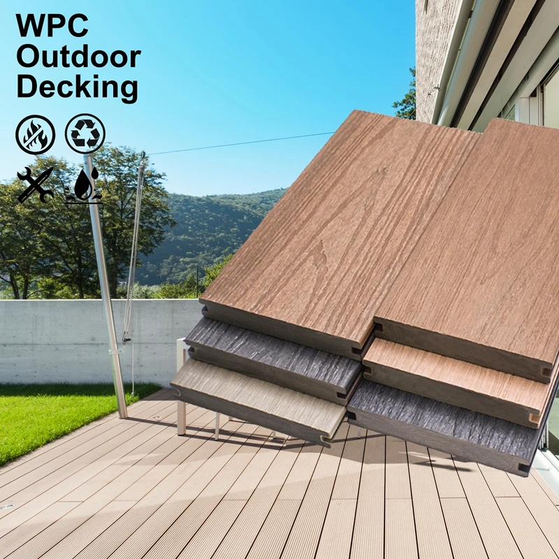 

High Quality Decking Floor Outdoor WPC Outdoor Composite Decking Swimming Pool Garden Terrace WPC Outdoor Flooring