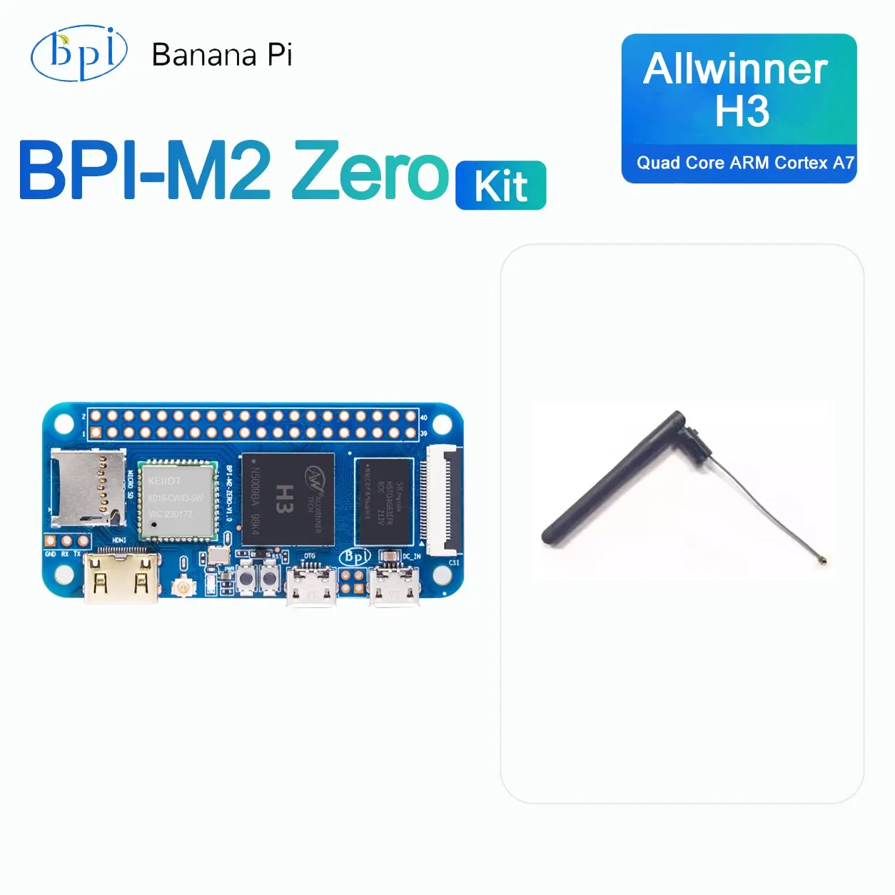 Banana Pi BPI-M2 Zero Open-Source Development Board Hot-Selling Bundle