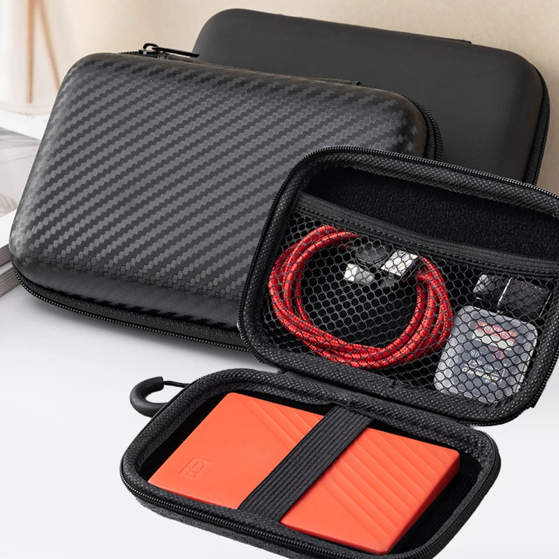 إيفا صندوق تخزين بسيط محمول مقاوم للماء سماعة شاحن مجوهرات الالكترونيات المنظم حقيبة صغيرة بسحاب محفظة صلبة