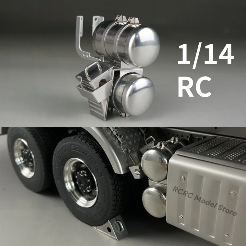 

1/14 Toy Truck Metal Wheel Chock Tire Stopper For Tamiya 1/14 RC Tractor Truck Parts Accessories SCALECLUB QG2ZHQ-TY-1