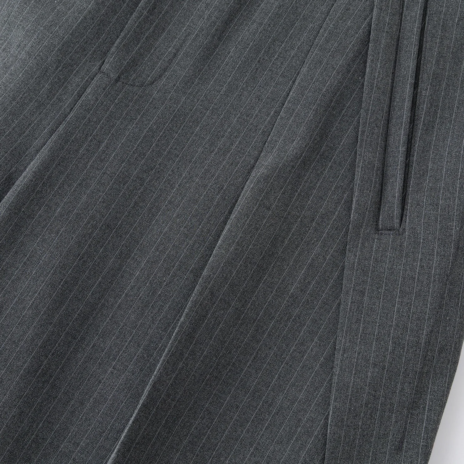 Picture 6: ScrewySurreal Striped Drooping Pleated Three-dimensional Cutting Design for Wide Leg Commuting Trousers and Casual Suit Pants