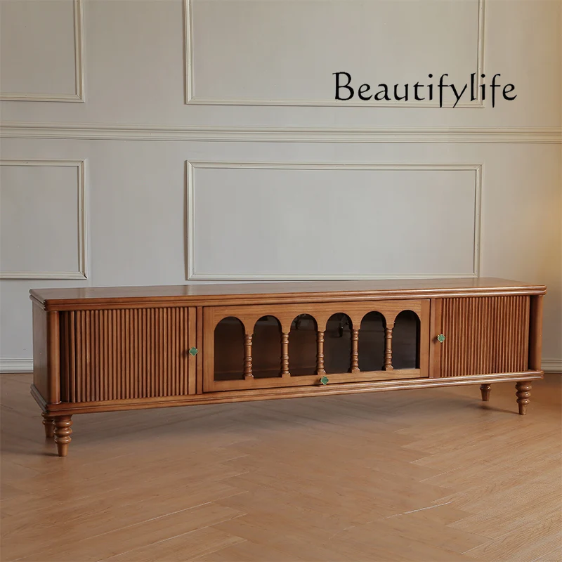 

Brown Center Universal Tv Stand Modern Big Wooden Designer Living Room Tv Table Nordic House Tall Fernsehen Tisch Furniture