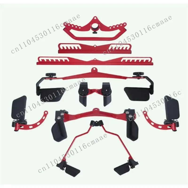 Handle 8-piece fitness accessories sports gym fitness equipment new design pull-down rowing handle set
