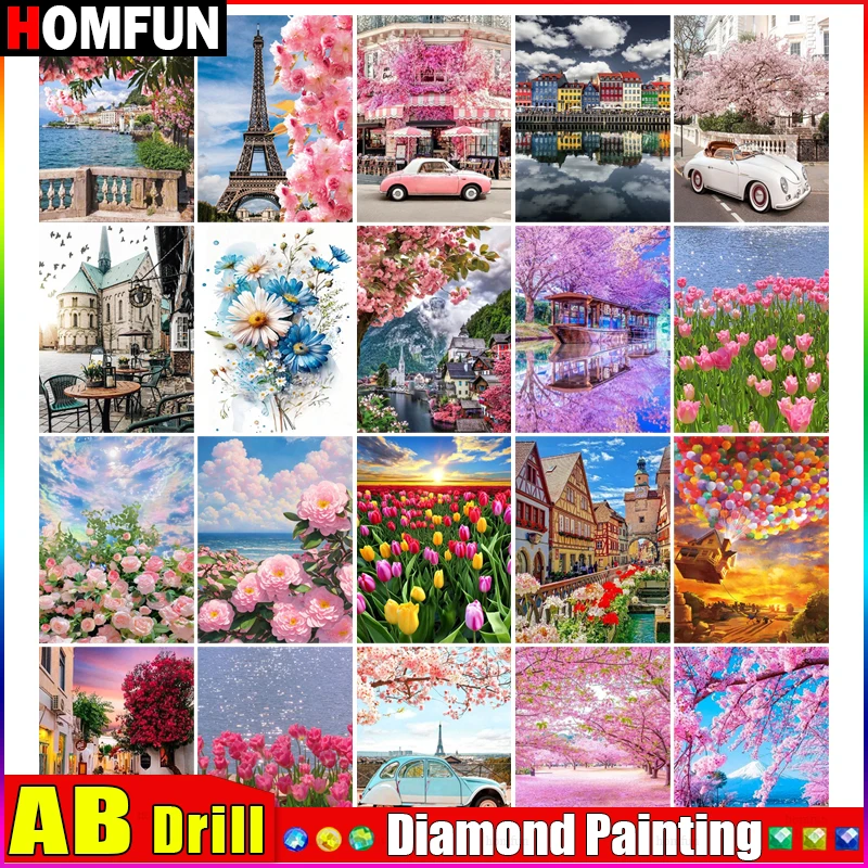 Haft diamentowy HOMFUN AB 5D DIY \