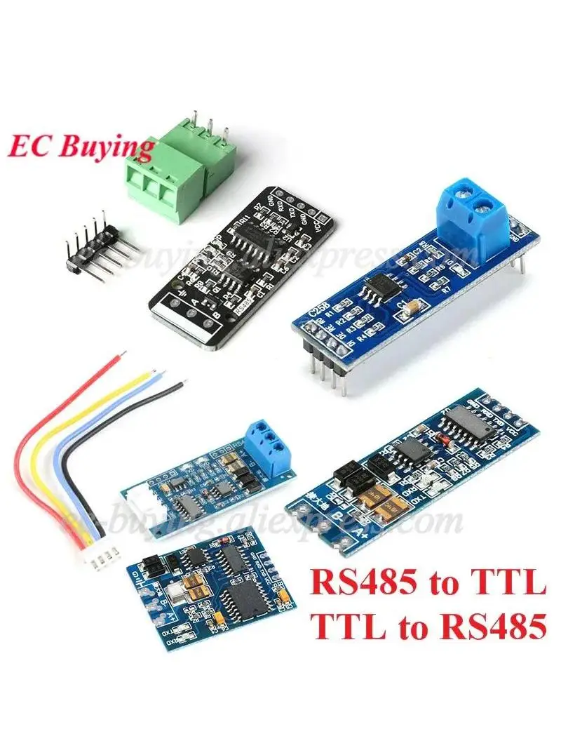 1-10 szt. Moduł konwersji RS485 RS232 MAX485 TTL CAN na port szeregowy, konwerter poziomów, płytka konwersji 232 na UART 3.3V 5V — zdjęcie 2