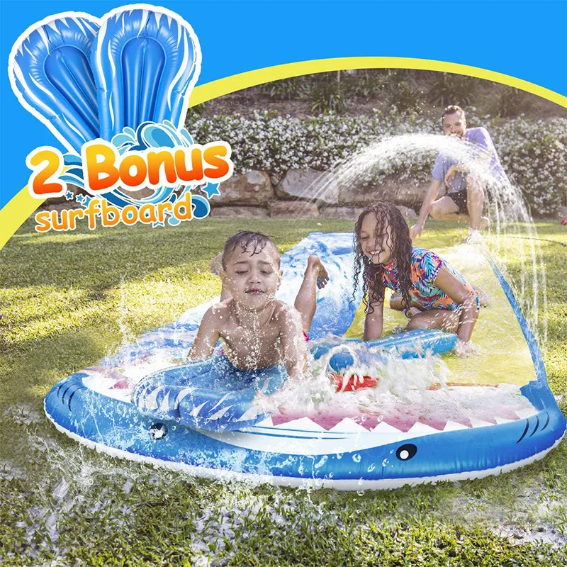 

New Games Center Backyard Children Adult Toys Inflatable Water Slide Pools Children Kids Summer Gifts Backyard Outdoor Water Toy