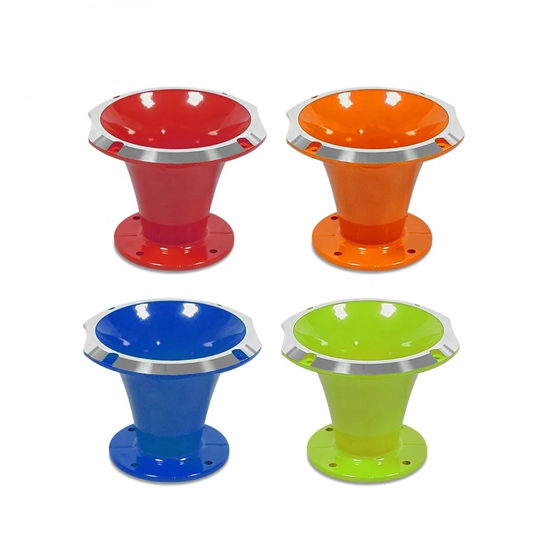 المهنية 2." سائق ضاغط الحلق الألومنيوم الناشر التيتانيوم 8 أوم 600 واط مكبر صوت للسيارة القرن #5