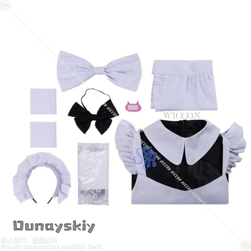 Аниме игровой проект Sekai косплей Mikuuu костюм с кроличьим отверстием Kawaii Jirai Kei японское платье горничной для девочек прекрасная маскировка Лолиты