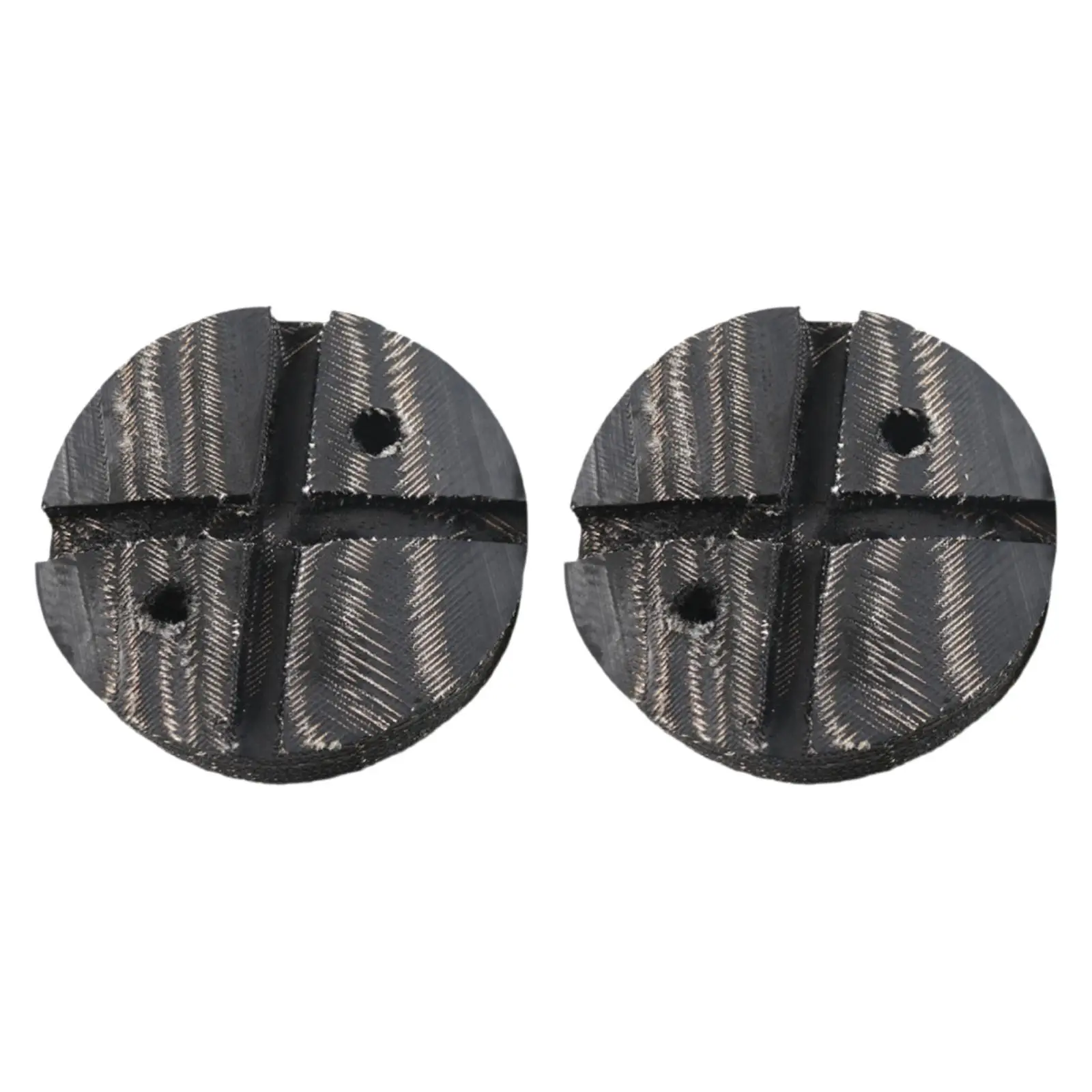 قطعتان من وسادات الذراع المطاطية، سهلة التركيب، سهلة الحمل، وسادة إطار ثابتة، وسادات رفع السيارة لرافعة شاحنة السيارة #2