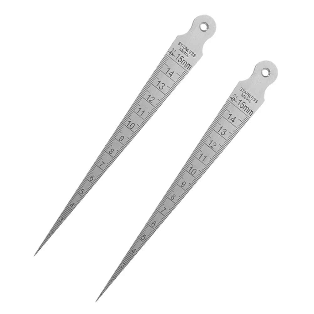 

2Pcs Steel Feeler Gauge Set for Precise Measurements in Machining Auto Repair Easy to Use with Clear Scale Markings