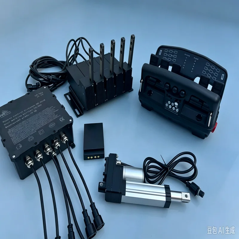Industrial Wireless Remote Controller 5 Joysticks Hydraulic Control System For Construction Machinery