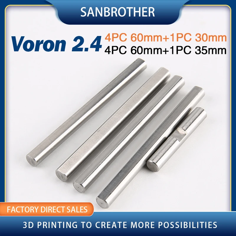 

Voron 2.4 V accessories 5mm optical shaft limit 30 length D-axis and Z-drive 60 length optical shaft for VORON2.4 3D Printer