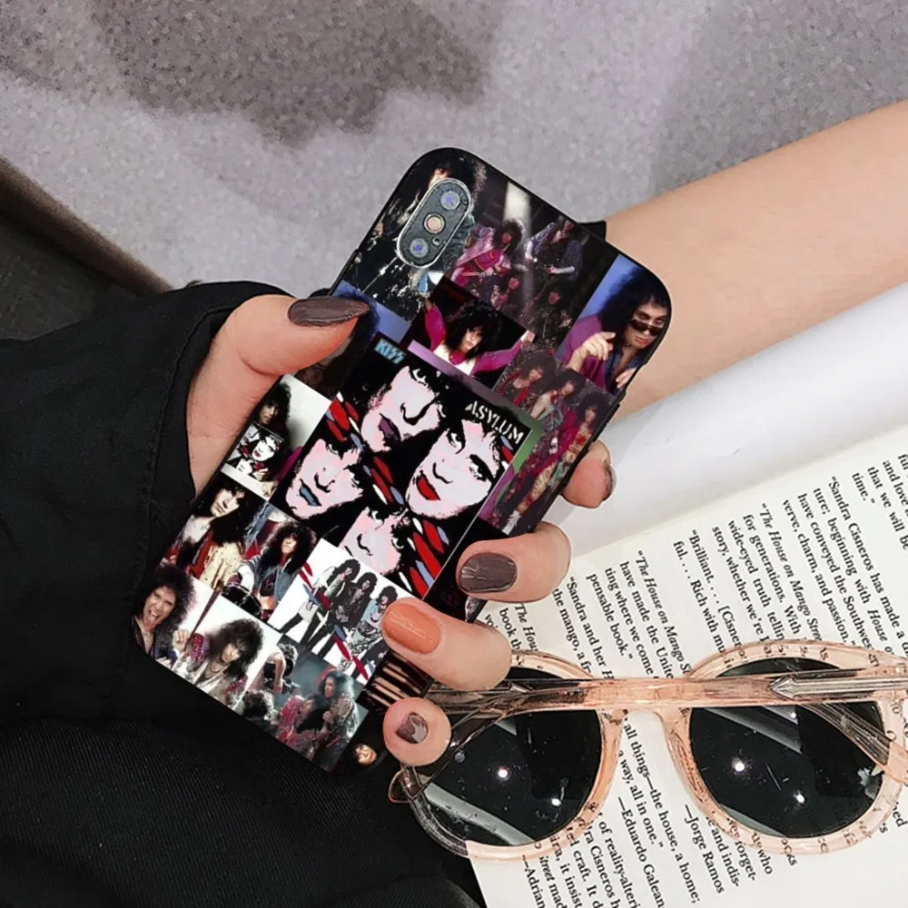 America Kiss Rock Band Phone Case For iPhone 15 14 11 12 13 Mini Pro XS Max Cover 6 7 8 Plus X XR SE 2020 Funda Shell