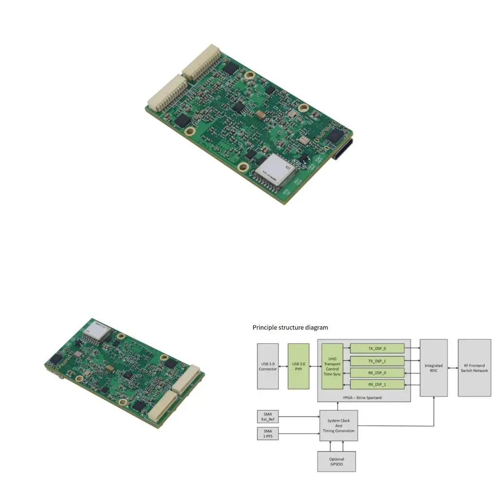  TinyB210 Wireless Communication Module With Coherent And Real Time Processing Development Board