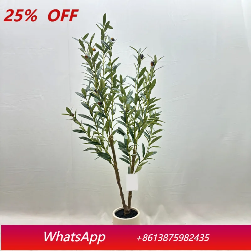 

Simulated green olive tree home living room office simulated olive bonsai living room sofa floor ornaments