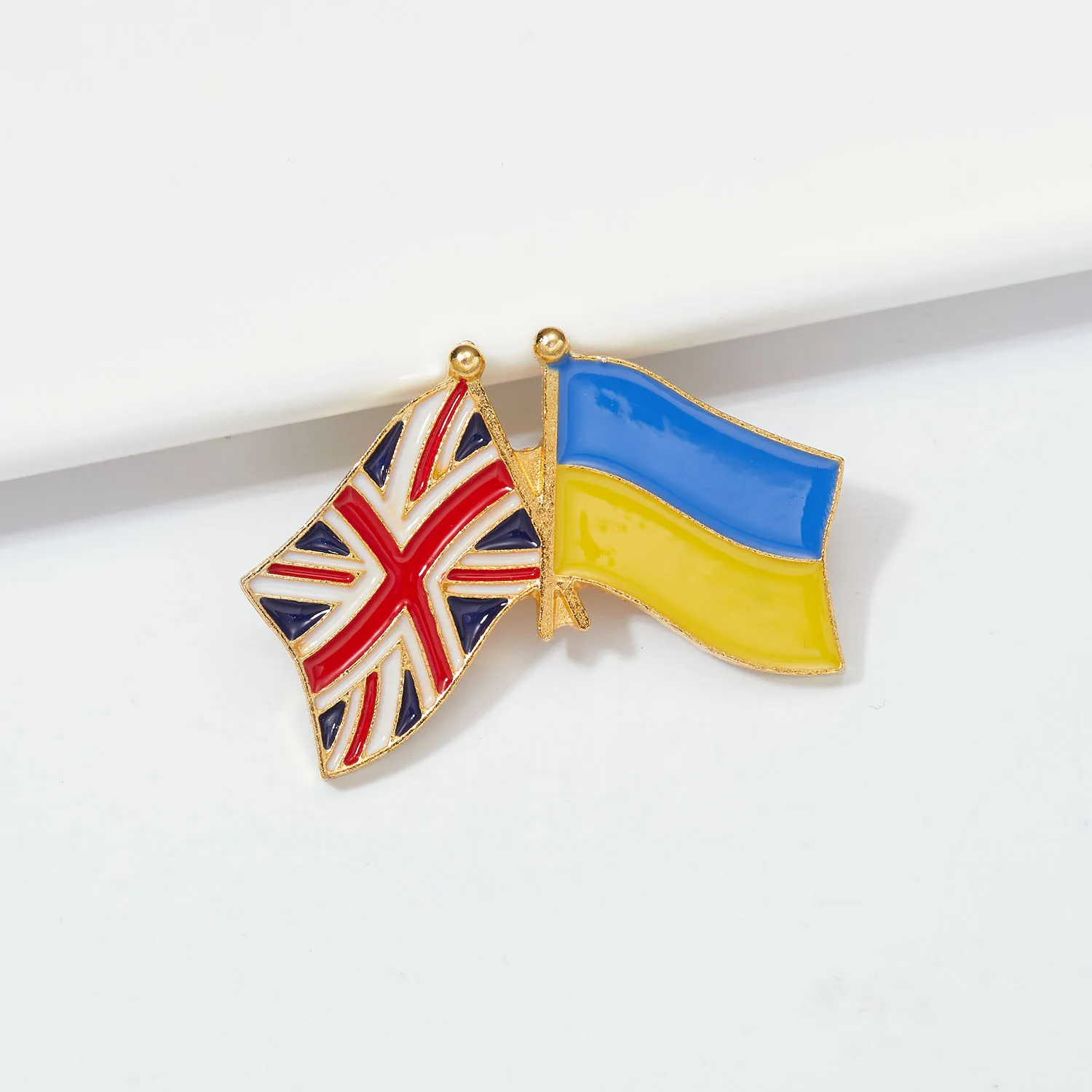 New ucraina Flag Badge spille per donna uomo gioielli ucraina accessori smaltati cappotto abito abiti camicia spille da bavero regali per bambini