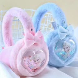 Hasbro Elsa creative cute cartoon children's warm earmuffs personalized anime movie character kawaii plush thickened ear warmers