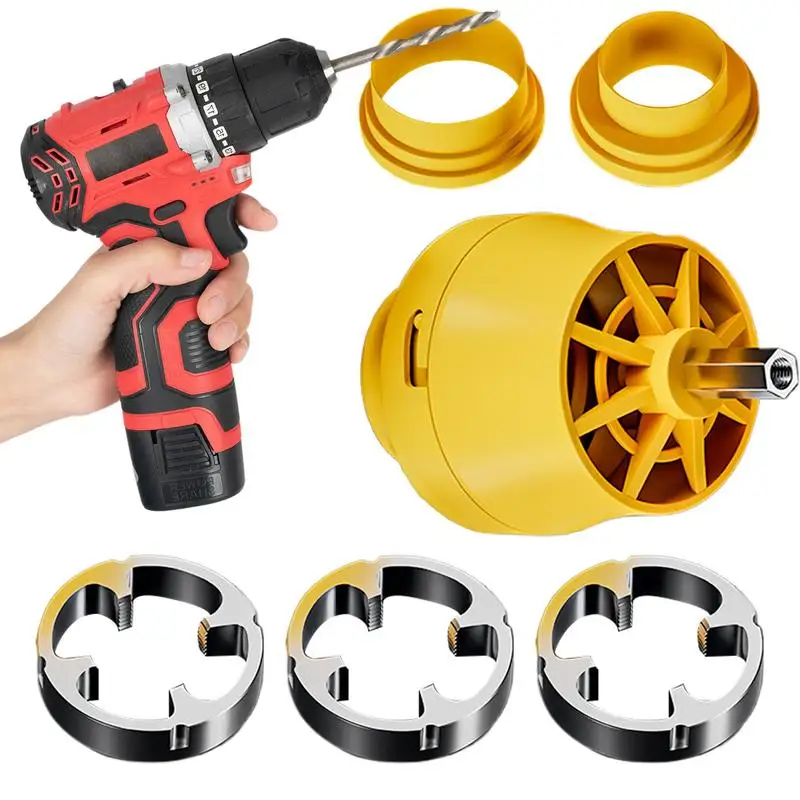 New PVC Thread Maker Tool Pipe Threader Plumbing Tool Pipe Tap Die Set Electric Drill Pipe Threader Tool For Pipe Threader