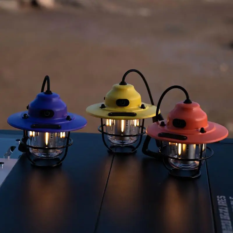 

Мини-фонарики на батарейках, светодиодный портативный фонарь для кемпинга, светодиодный походный светильник, светодиодные фонари для палаток, ретро уличная походная лампа для кемпинга