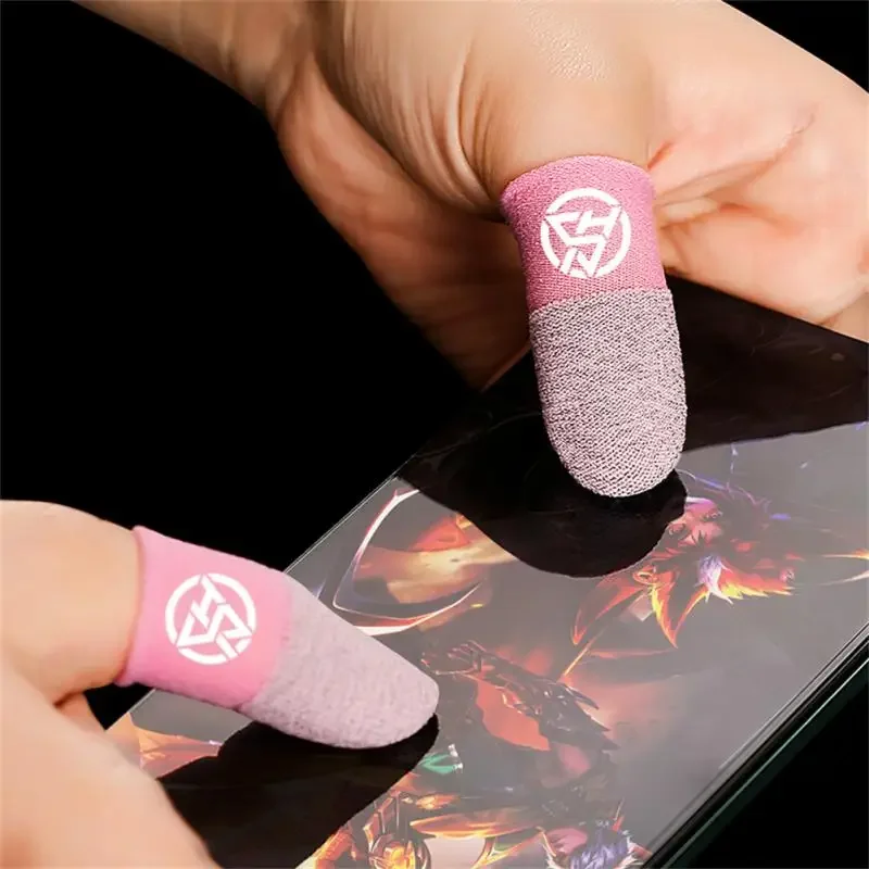 Mobile Game Fingertip Gloves For PUBG Gamer Sweatproof Anti-slip Touch Screen Finger Sleeve Breathable Gaming Finger