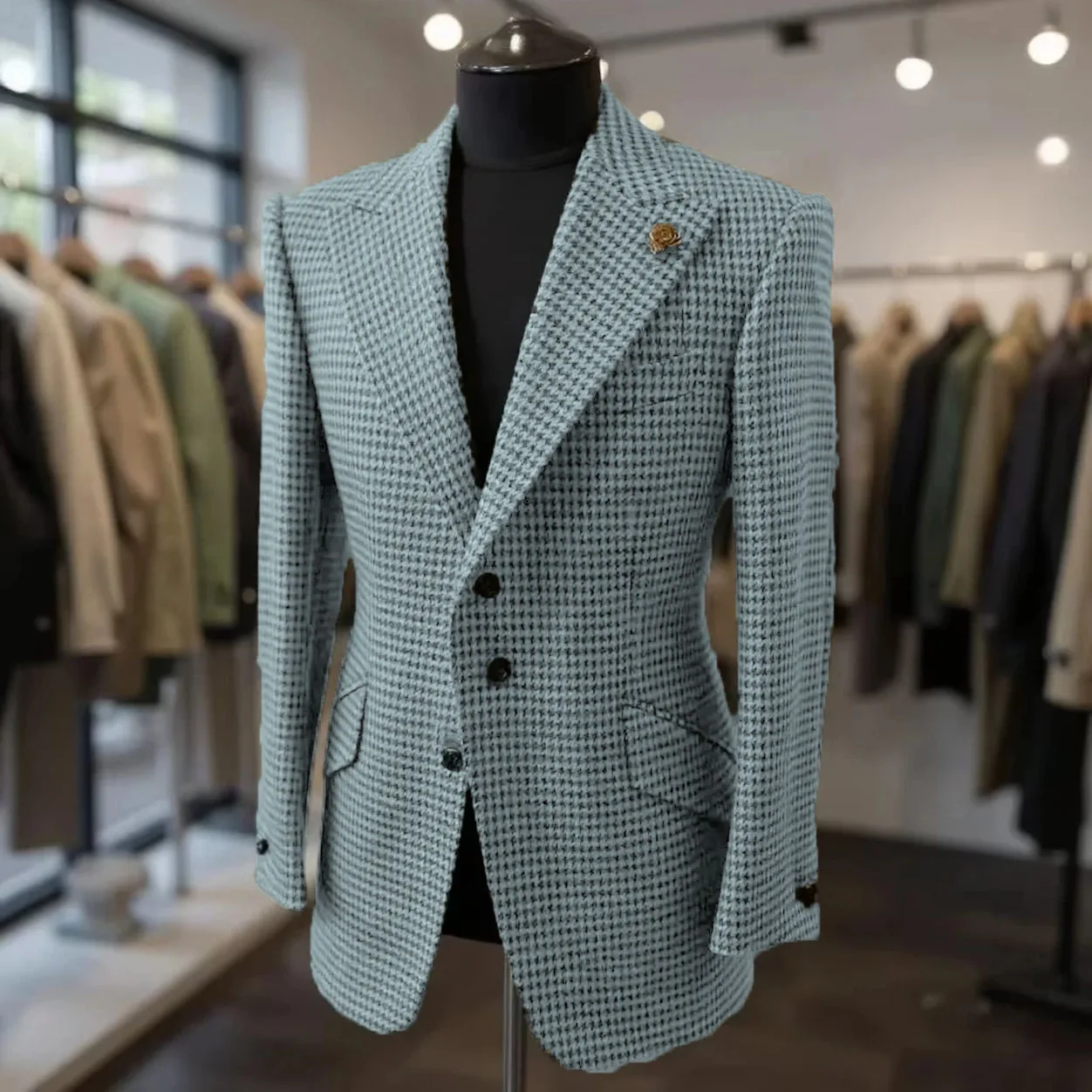 بدلات رجالية بليزر للخريف والشتاء كاجوال أخضر بقصة ضيقة بدلة العريس لحفلات الزفاف معاطف رياضية