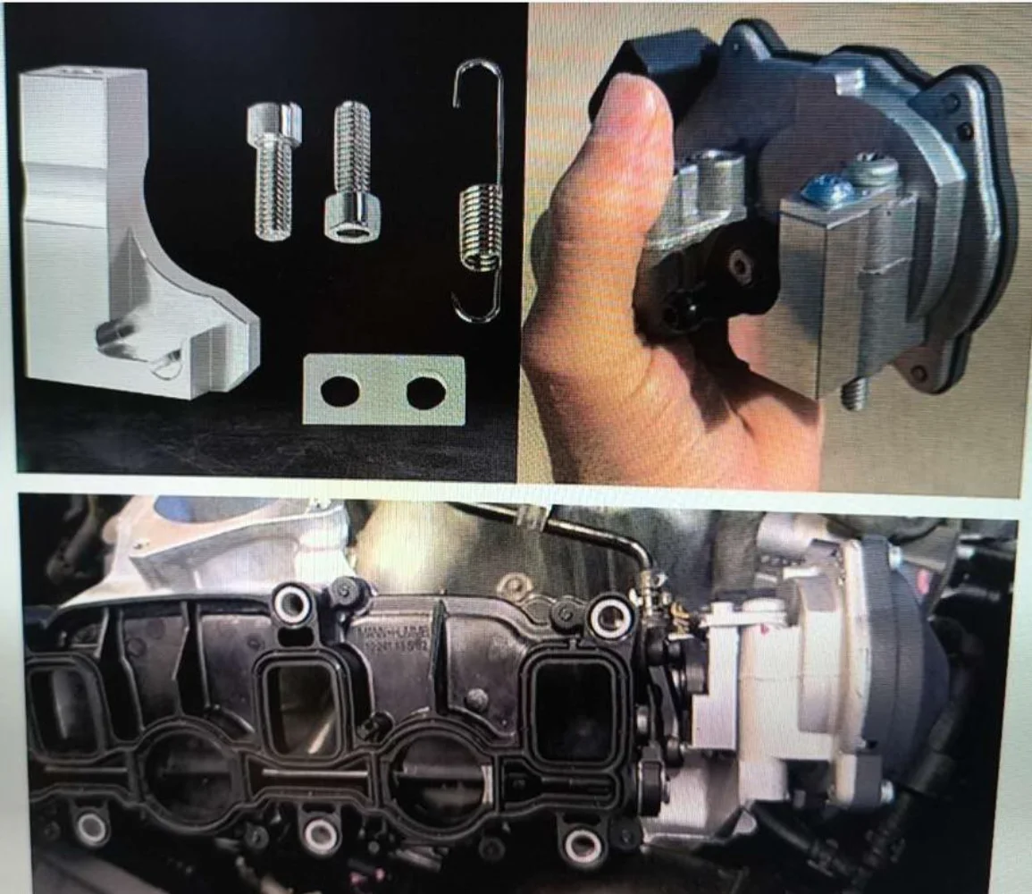 5 Sets 03L129711E Intake Manifold Repair Bracket Kit For VW Audi Skoda 2.0 TDI Flap Repair Support Bracket Replacement Parts