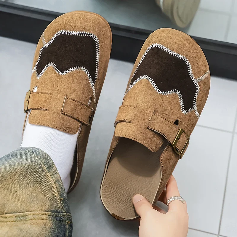 Travel Essential Men Summer Slippers Anti Slip Comfort Wear Long Distance Outdoor Walking Shoes