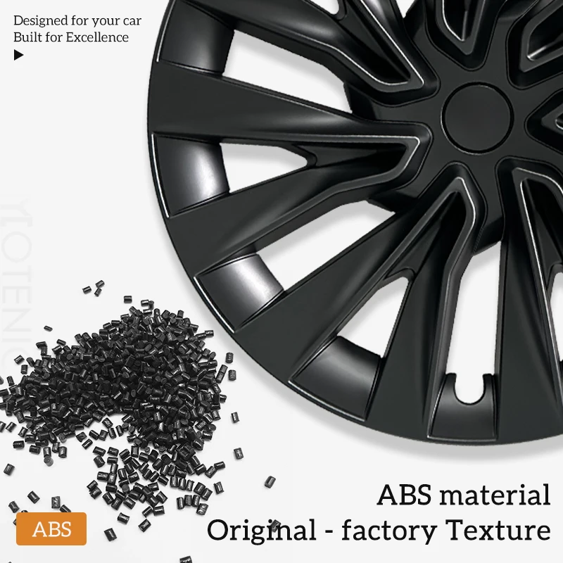 4 قطعة 18 ''تصميم غطاء العجلة ل تسلا نموذج 3 هايلاند 2023-2025 18 بوصة Hubcaps التوربينات نمط محور قبعات استبدال الملحقات #5