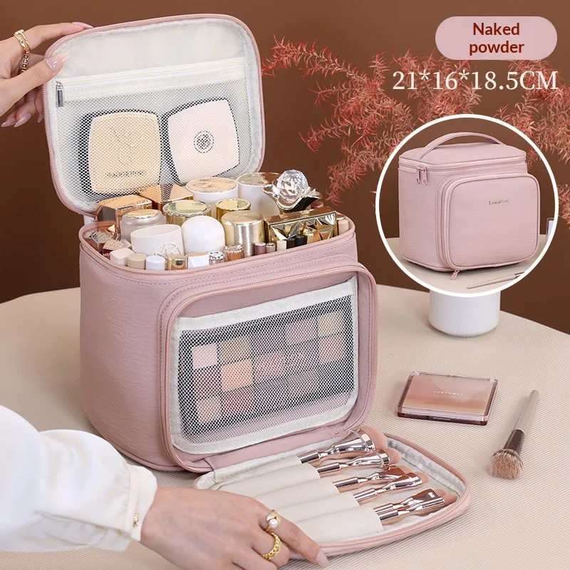 2026 New Yage Multi Layer Large Capacity Partition Storage Makeup Bag Multi Functional Makeup Brush Storage Bag Toilet Bag