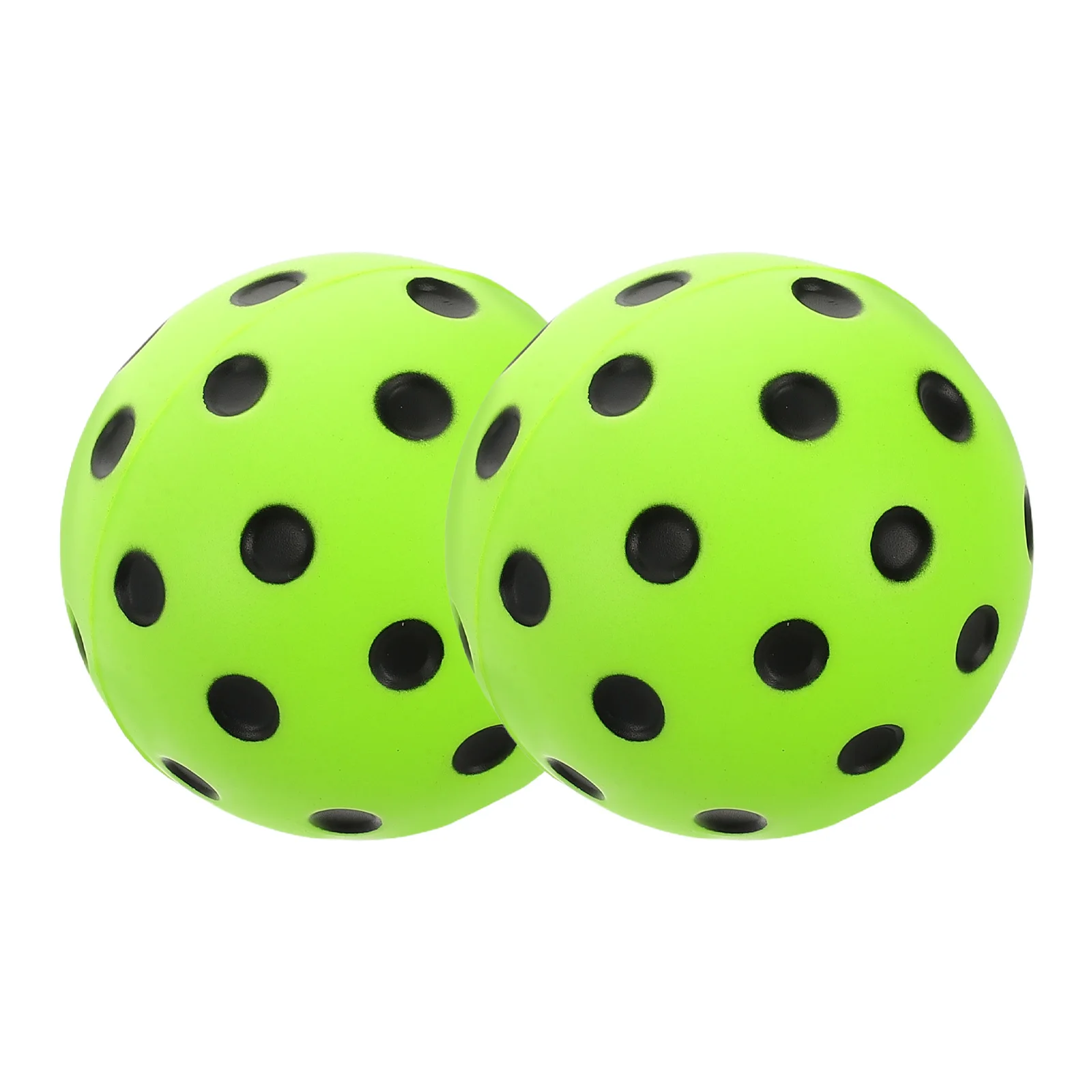 

2 Pcs Low Noise Pickleball Exercise Balls Indoor Quiet Silent Present for Kids Sports and Outdoor Practice Soft Baseball